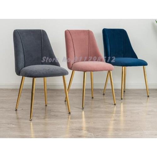 Net celebrity dining chair nordic simple household light luxury backrest dressing and makeup stool restaurant study desk negotia