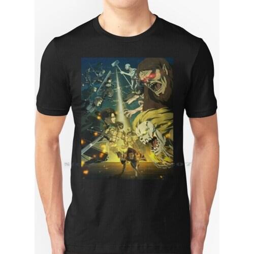 Attack On Titan Season 4 T Shirt 100% Pure Cotton Attack On Titan Recap Hajime Isayama Attack On Titan Characters Aot Final
