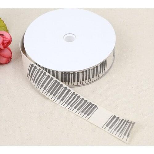 Piano Key Embossed Belt Craft Belt Belt 2cm * 20 Yards Cotton Belt Classic Clothing Home Decoration Accessories Polyester
