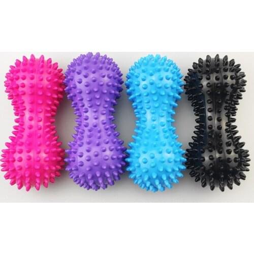 Peanut Massage Ball PVC Spiky Sport Fitness Hand Foot Pain Relief Yoga Fitness Inflatable Ball Plantar Fasciitis Relief Exercise