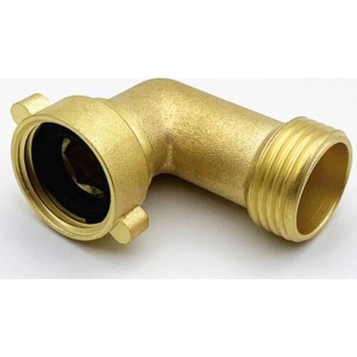 Hose Adapter Garden Hose Elbow Connector 90 Degree Brass Hose Joint Elbow Suitable For Motorhome Water Pipe Hose Joint Durable
