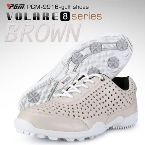 Pgm Breathable Golf Shoes Men Anti-Skid Lightweight Sport Sneakers Spikeless Non-slip Comfortable Shoes Footwear AA10101