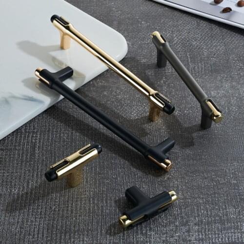 Modern Light Luxury Zinc Alloy Handle High Quality Drawer Knobs Kitchen Cabinet Handles Cupboard Door Pulls Furniture Hardware