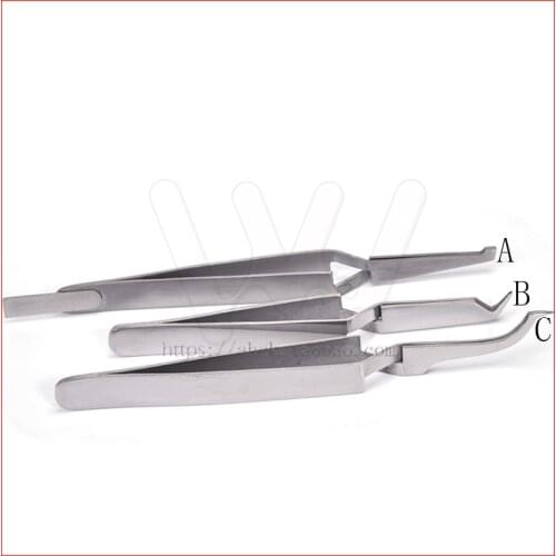 Dental mouth tweezers orthodontic brackets clamp tweezers dental tools
