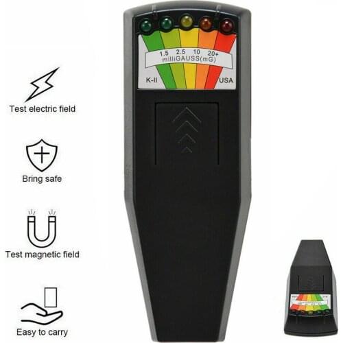 LED EMF Meter Magnetic Field Detector Supernatural Phenomenon Equipment Tester