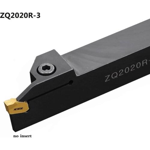 1 PC ZQ1616R-2 ZQ2020R-2 ZQ2525 CNC Lathe Width Grooving Machining Cutting Tool holder Metal Grooving Parting Cutter Boring Tool