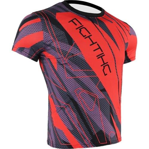 Mma monkey pattern training Boxing jerseys tiger muay thai jiu jitsu t shirt mma clothing king boxing sauna suit mma compression