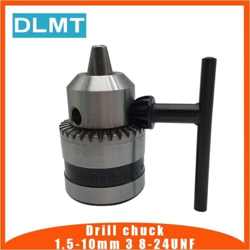 1.5-10mm Keyed Drill Chuck 3/8" 24UNF with Key