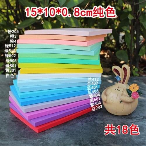 18 Colors DIY Professional Engraving Rubber Stamp Rubber Brick Sandwich Candy Color Rubber Stamps for Scrapbooking