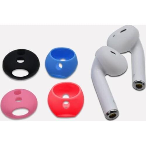200pcs/100 pairs Super Thin Silicone Eartips Earbuds Cover Upgraded For Apple Airpods iPhone 8 7 6 6S Plus 5 5S SE X EarPods