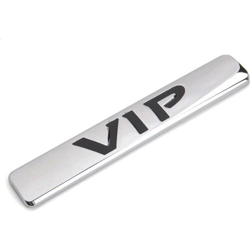 BBQ@FUKA Auto 3D 100% Metal VIP Car Truck Body Side Decal Sticker Emblem Bagde for bmw audi vw Golf honda ford kia Car-styling