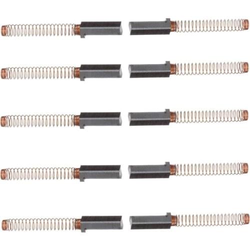 HLZS-10 Pcs Carbon Motor Brushes Engine Brush Spare Replacement Parts Motor Brush for KitchenAid Mixers W10380496