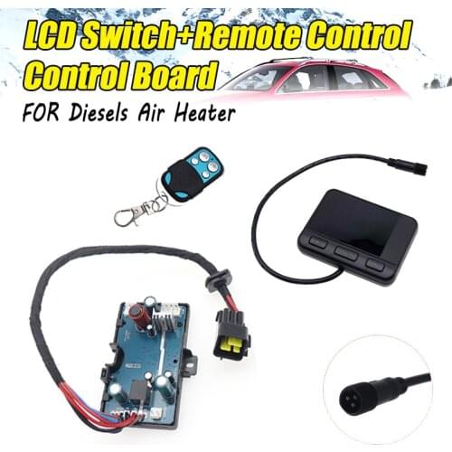 12V 24V Diesels Air Heater LCD Monitor Switch & Remote Control & Control Board Motherboard For Car Parking Heater Controller Kit