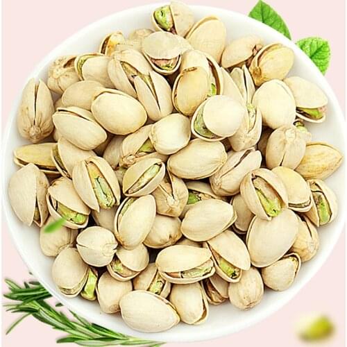 Natural color, salt baked pistachios 400g, small package zero food nuts bulk whole box wholesale