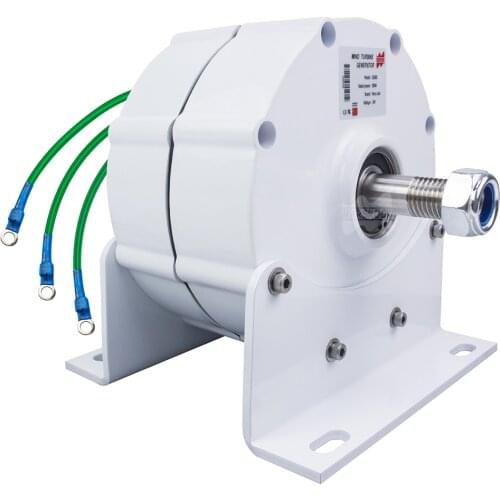 Generator Low Speed 500W 12V 24V 3 Phase Gearless Permanent Magnet AC Alternators For Wind Water Turbine Diesel Engine
