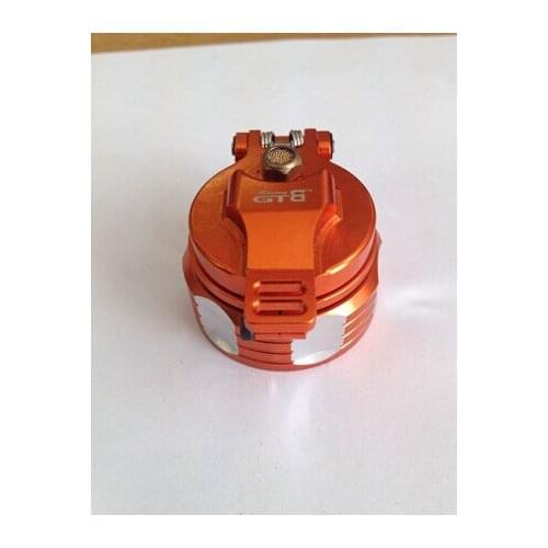 Nice CNC alloy fuel cap tank cover for HPI baja 5b ss KM Rovan 1/5 rc car orange