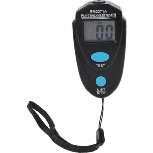 EM2271A Mini LCD Digital Automobile Thickness Gauge Car Paint Tester Display Thickness Coating Meter Testing Instrument