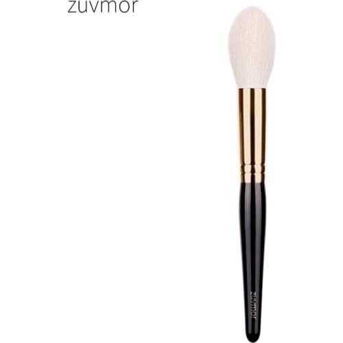 Shoushoulang Professional Handmade Make Up Brush ZUVMOR 5# Round Blush Highlighter Brush Soft Saibikoho Goat Hair Makeup Brushes