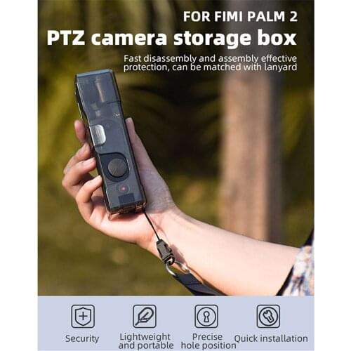 Concise Design Storage Box Lens Cap for FIMI PALM 2 Camera Lens Protection Cover Lens Protection Cover Anti-Collision Mount