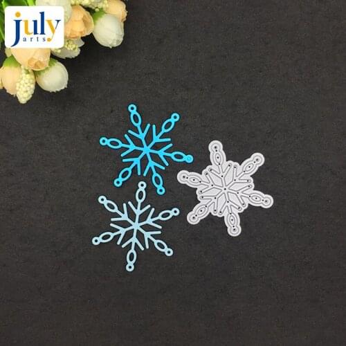 Julyarts Metal Christmas Snowflake Cutting Dies Cutting Scrapbooking Carbon Steel Material Craft Creative Stamps Paper