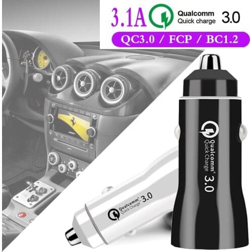Multiple USB QC 3.0 Charger Veicular Carregador Portatil De Celular Chargeur Voiture QC3.0 For iphone Xiaomi Mi Samsung Motorola