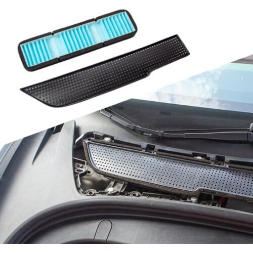 Heenvn Car Air Flow Vent Cover Trim Auto For Tesla Model 3 Air Filter Accessories Anti-Blocking Model3 Intake Protection Three