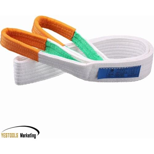 Lifting belt 5T Flat Lifting Webbing Sling Industrial High Strength Cargo Hoisting Belt Webbing Tape Belt Sling Fabric Strap