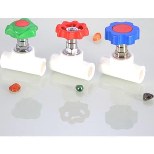 PPR hot melt self supplied water supply pipe fittings joint 1 / 2 3 / 4 lifting stop copper core valve 20 25 32 household