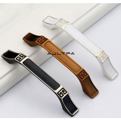 100Pcs European Style Zinc Alloy Drawer Handles Kitchen Cabinet Cupboard Door Pulls Furniture Hardware