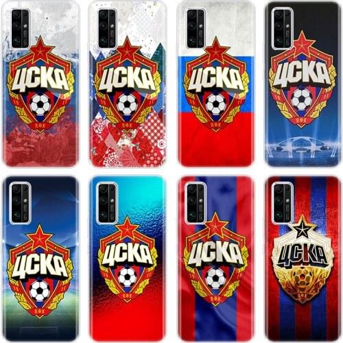 Russia PFC CSKA Silicone Phone Case for Huawei Honor 10X Lite 10i 20i 20E 20S 30S 30i 30 Pro Plus 9C 9X Pro 30 Lite Soft Cover
