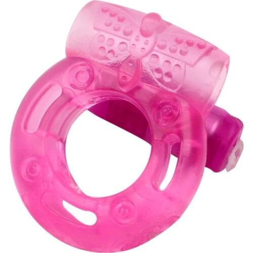 Vibrating Penis Ring G Spot Clitoral Stimulator Strong Erect Cock Ring Cage Erection Delaying Ejaculation Enhance Sex Ability