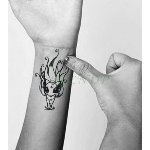 Waterproof Temporary Tattoo Sticker Fox Geometric Animal Fake Tatto Flash Tatoo Tatouage Wrist Foot Hand Arm For Girl Women Men