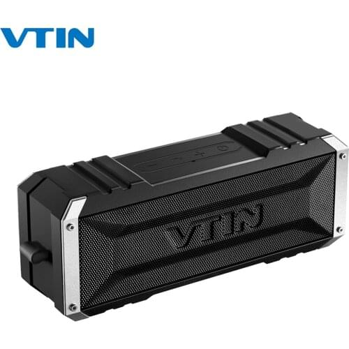 VTIN Punker Portable Wireless Bluetooth Speaker 20W Output Dual 10W Drivers Outdoor Waterproof Speaker with Mic for Smartphones