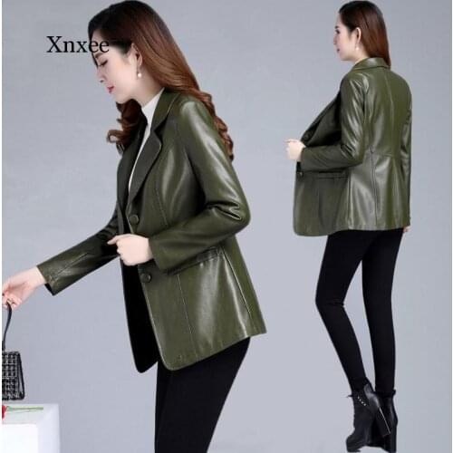 Xnxee Womens Fashion Leather Jackets