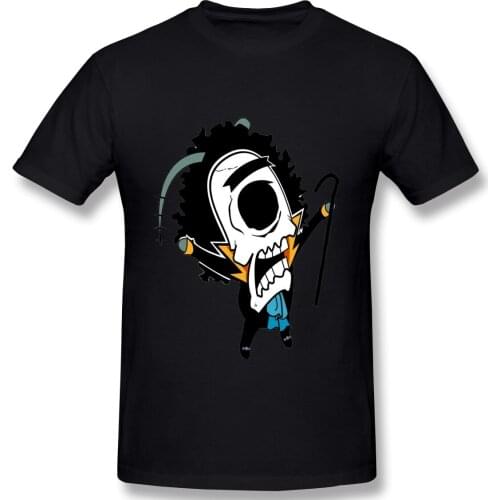 Funny Novelty Mens Basic Short Sleeve T-Shirt Brook Plankton Anime Harajuku Tees Tops EUR Size