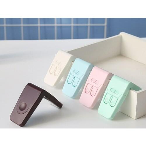 Baby Protector Lock Safety Cabinet Wardrobe Door Furniture Drawer Double Snap Multi-function Right Angle Lock 5pc/lot