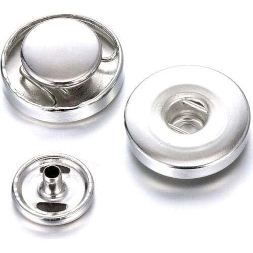 10 Set/ lot 18mm Snap Button Accessoris & Findings to Make DIY Leather Snap Bracelets DIY Charm Bracelet SexeMara Snaps Jewelry