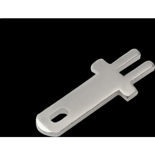 100pcs 2.8 Inserts Plug Spring Terminal PCB Solder lug type thickness 0.5mm 0.8mm two legs,PCB welding sheet Terminals