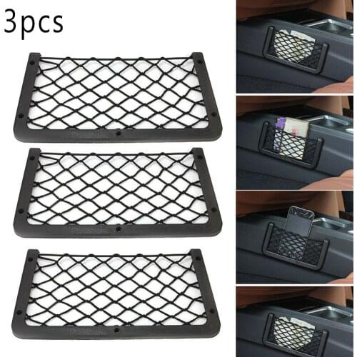 3pcs Large Storage Net Campervan Caravan Boat Storage Bag Pocket Organizer Hold Storage Net