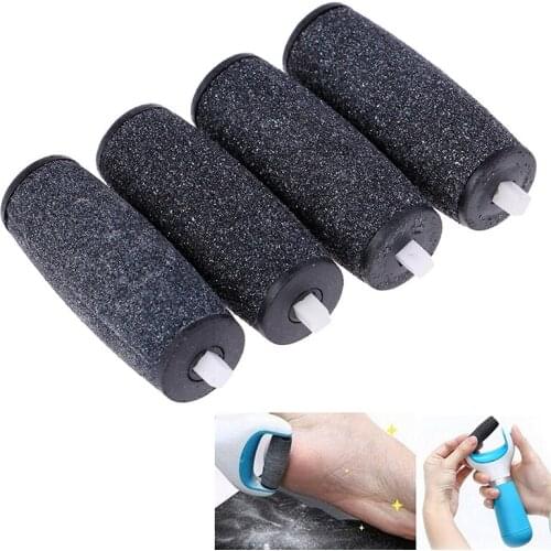 4PCS/1PCS Foot care tool Heads Pedi Hard Skin Remover Refills Replacement Rollers For Scholls File Feet care Tool