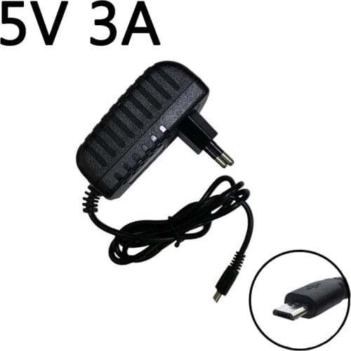 Micro USB 5V Power Adapter 3A 2A 2.5A 220V To 5 V Volt USB Power Adapter Charger for Raspberry PI 3 Zero Model B B+ Tablet PC