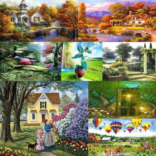 Diamonds painting 5d Diy Full of round Diamond embroidery home Decoration farmhouse style Holiday gifts