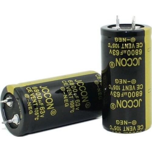 63V 6800uF 25X50mm Aluminum Electrolytic Capacitor High Frequency Low impedance Through Hole Capacitor J0PB