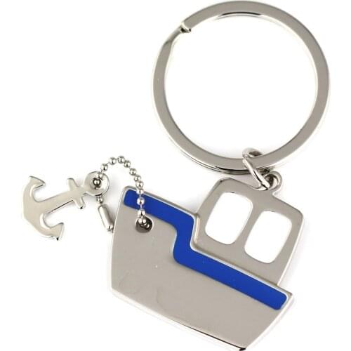 Ship keychain creative yacht key chain for women pleasure boat keychain high quality portachiavi llaveros hombre bag charm
