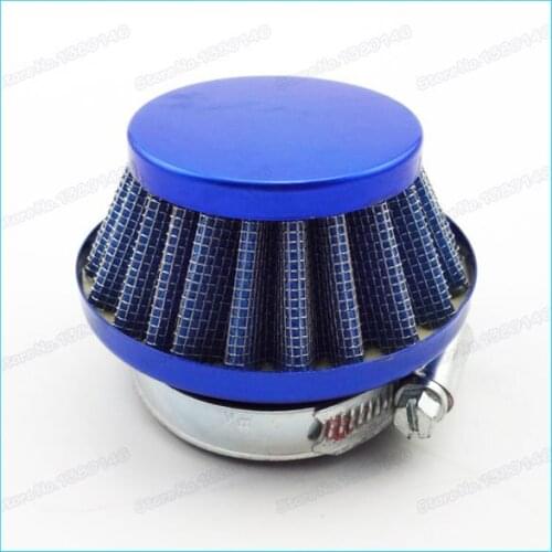 44mm Blue Air Filter Cleaner For 47cc 49cc Mini Motor Pit Dirt Pocket Bikes Go Karts Motocross
