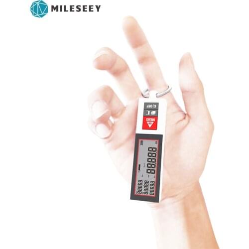 Mileseey Bluetooth Laser Rangefinder Portable MINI Distance Measuring Meter USB Charging Laser Distance Meter with Ring