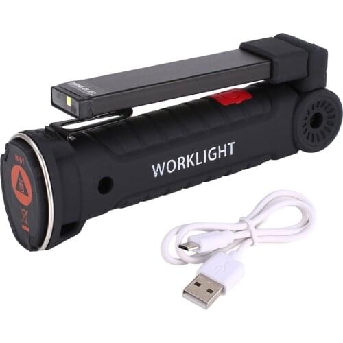 Mini Multifunction Pen COB LED Work Light Inspection Repair Torch Flashlight with Magnetic Base Clip for Biking Workshop