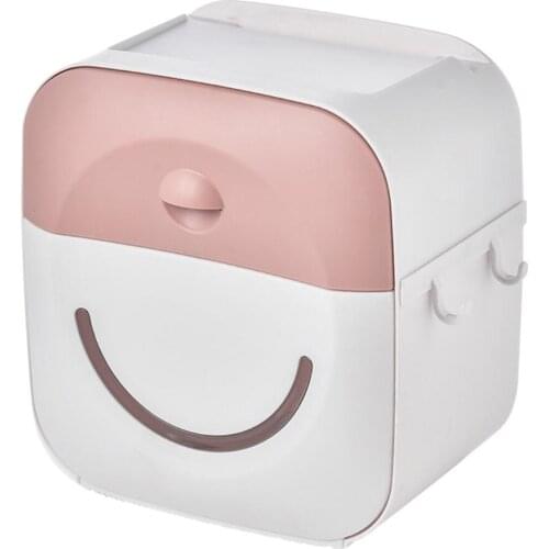 Wall-mounted Tissue Box Waterproof Toilet Paper Holder Shelf Bathroom Supply