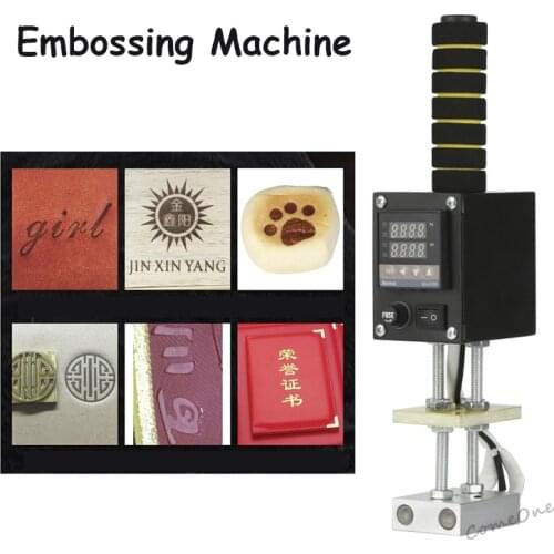 5*7cm Adjustable Temperature Hand-held hot stamping machine, leather cake brand machine, woodworking embossing machine