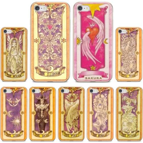 Silicone Case Housing For Samsung Galaxy A10 A30 A40 A50 A60 A70 a12 a31 a41 a51 a71 a20e a21s M30 sakura card captor Voice Card